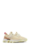 Sorel Kinetic Impact Ii Leather-trim Sneaker In Bleached Ceramic/ Endive