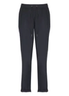 Fabiana Filippi Drawstring Tapered Trousers In Blue