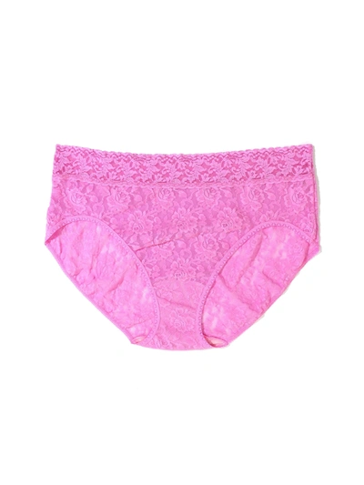 Hanky Panky Plus Size Signature Lace French Brief In Coral
