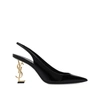 SAINT LAURENT OPYUM SLINGBACK PUMPS