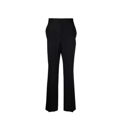 Valentino Tailored Wool Pants In Black