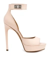 Givenchy 'plara' Ankle Strap Platform Sandal In Nude Neturals