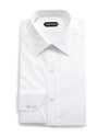 Tom Ford Solid Button-down Dress Shirt In White