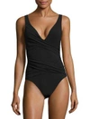 SHAN Crossover One-Piece Swimsuit