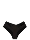Versace Bikini Briefs With Knot Beachwear Black In Black