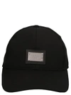 Dolce & Gabbana Logo Plaque Baseball Cap In Black