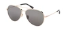 Tom Ford Dashel 62mm Oversize Pilot Sunglasses In Grey