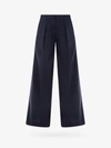 Closed Rylan High Waist Wide Leg Trousers In Blue