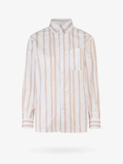 Apc Shirt In Camel,white