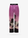 Palm Angels Sunset-print Straight Trousers In Purple