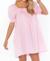 Show Me Your Mumu Annalynne Mini Dress In Petal In Pink