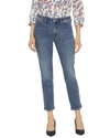 Nydj Stella High Waist Ankle Tapered Jeans In Blue