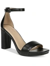 Naturalizer Joy Dress Ankle Strap Sandals Women's Shoes In Black