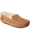Dearfoams Mel Genuine Shearling Lined Moccasin Slipper In Pink