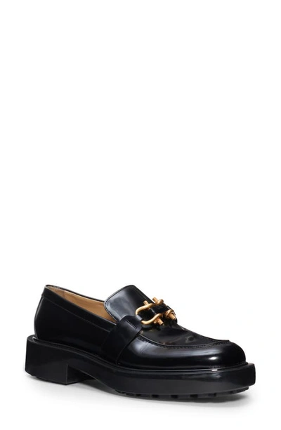 Bottega Veneta Monsieur Bit Loafer In Black
