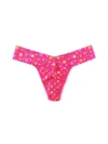 Hanky Panky Supima® Cotton Printed Low Rise Thong In Heidi