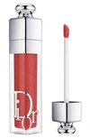 Dior Addict Lip Maximizer Plumping Gloss 024 Intense Brick 0.2 oz / 6 ml In 024 Intense Brick