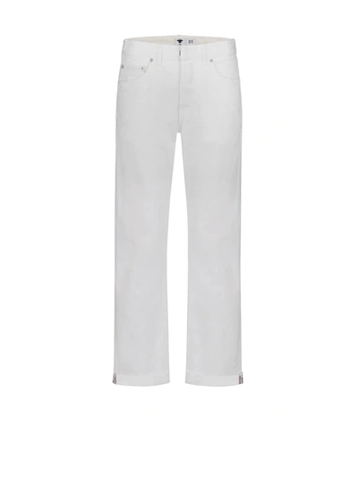 Dior White Denim Boyfriend Jeans