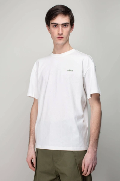 Adish Logo-print Cotton-jersey T-shirt In Neutrals