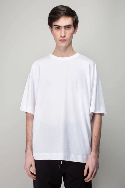 Dries Van Noten Cotton Crew Neck T Shirt In White