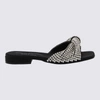 SERGIO ROSSI SERGIO ROSSI BLACK LEATHER FLATS