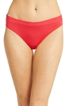 Meundies Feelfree Thong In Lollipop Red