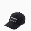 ADER ERROR BLACK BASEBALL CAP WITH PATCHES,BLASSCA05BKCO/K_ADERE-BLACK_130-A1