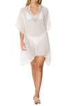 Ranee's Beaded Cover-up Tunic In White