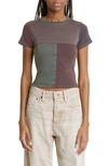 ECKHAUS LATTA COLORBLOCK LAPPED COTTON JERSEY T-SHIRT