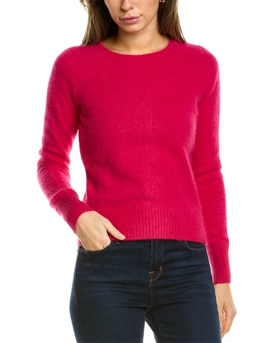 L.k.bennett Gaia Angora-blend Sweater In Pink