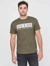 Guess Factory Greg Logo Tee In Multi