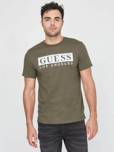 Guess Factory Greg Logo Tee In Multi