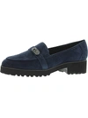 EASY SPIRIT WENDY WOMENS SUEDE SLIP-ON LOAFERS