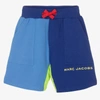 Marc Jacobs Boys Blue Logo Contrast Shorts