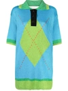 ANDERSSON BELL ANDERSSON BELL PORTELA ARGYLE OVERSIZED COLLAR KNIT CLOTHING