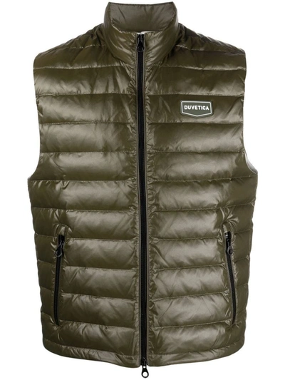 Duvetica Filucca Padded Down Gilet In Green