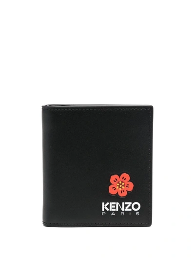 Kenzo Wallet Logo Accessories In Black