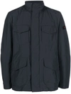 Peuterey Long Sleeve Casual Jacket In Blue