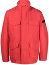 Peuterey Metal Blouson Jacket In Orange