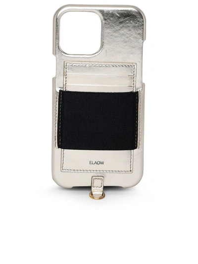 Elaow Cover Iphone 13 In Plastica Argento In Silver
