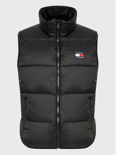 Tommy Hilfiger Tjw Reverse Monogram Puffer Vest Clothing In Bds Black