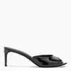 Dolce & Gabbana Black Patent Leather Slingback In Black