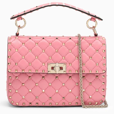 Valentino Garavani Rockstud Spike Shoulder Bag In Pink