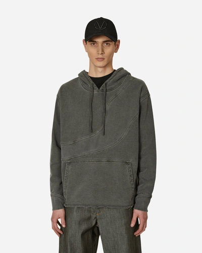 Lueder Sash Hooded Sweatshirt In Grey