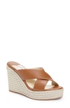 JIMMY CHOO DOVINA ESPADRILLE PLATFORM WEDGE