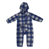 COLOSSEUM INFANT COLOSSEUM NAVY/grey PENN STATE NITTANY LIONS FARAYS PLAID FULL-ZIP HOODIE JUMPER