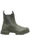 GANNI GANNI RECYCLED RUBBER CITY BOOT SHOES