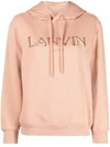 LANVIN LANVIN  PARIS EMBROIDERED HOODY CLOTHING