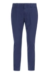 Dondup Men's Alfredo - Slim-fit Cotton Trousers In Bluette