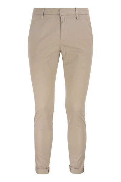 Dondup Slim-fit Chino Trousers In White